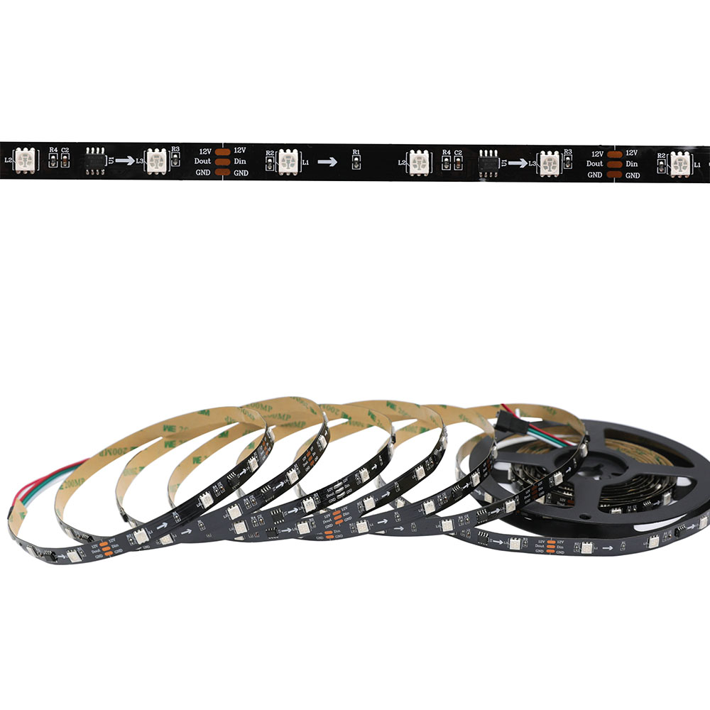 WS2811 DC12V 150LEDs Programmable LED Strip Lights, Addressable Digital Full Color Chasing Flexible LED Strips, Indoor Use, 5m/16.4ft Per Reel By Sale WS2811 DC12V 150LEDs Programmable LED Strip Lights, Addressable Digital Full Color Chasing Flexible LED Strips, Indoor Use, 5m/16.4ft Per Reel By Sale